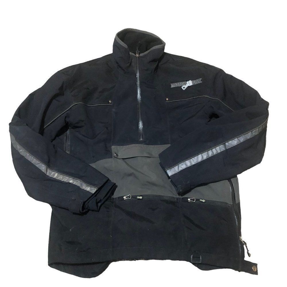 Motorfist Snowmobile 1/4 Zip Pullover Sidehill Jacket Waterproof Mens Sz Med